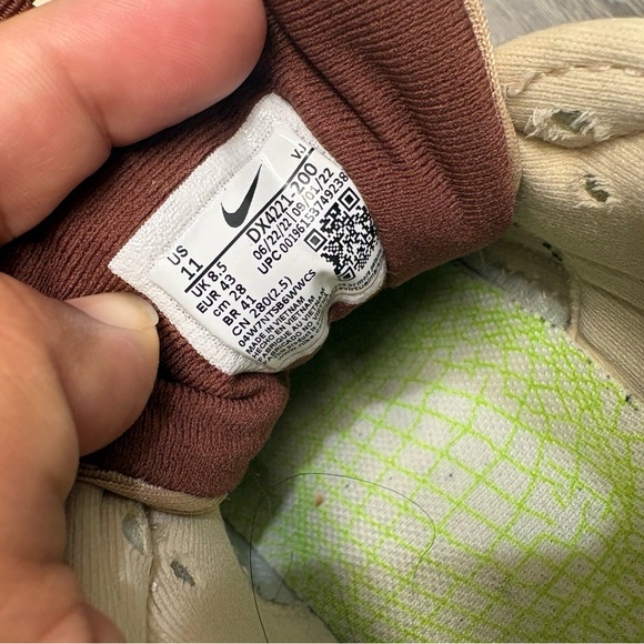 Nike Air max 90 Futura X Serena Williams design ‘Hemp’  Brown and Cream Sneakers - Picture 11 of 13